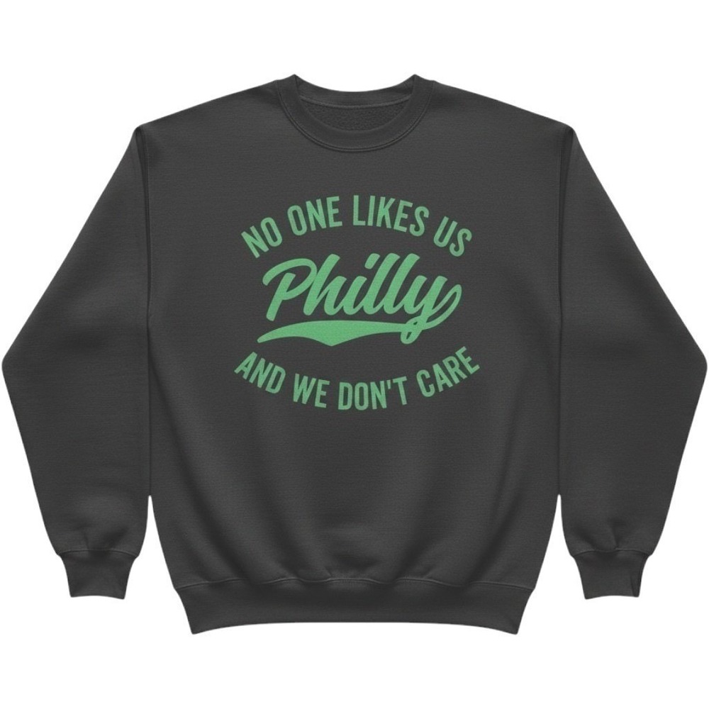 Philadelphia Eagles Sweatshirt "No One Likes Us" Kelce Black Green Philly NFL XL